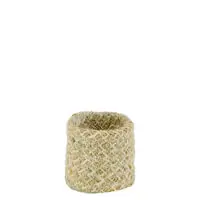 British Colour Standard Assorted Colours Jute Napkin Rings Set of 4